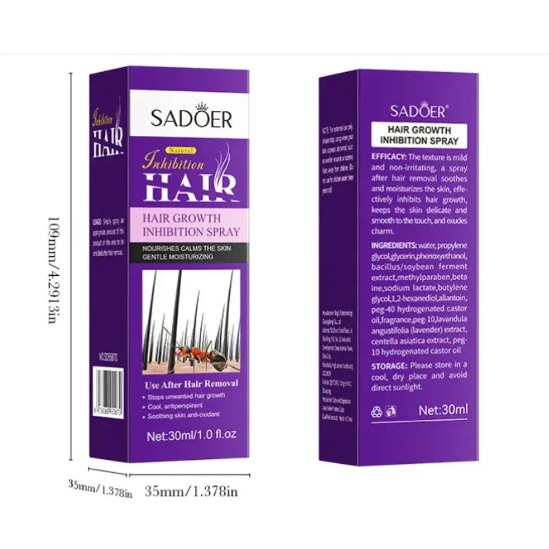 Hair Removal Cream Inhibits Hair Growth Whitening Safe Gentle Spray Effectively Remove Armpit Knee Leg Hair Skincare Products - Nova Trendz