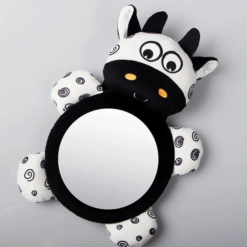 Black White View Back Seat Mirror Baby Car Mirror Safety Seat Headrest Rearview Mirror Baby Facing Rear Ward Car Kids Monitor Nova Trendz