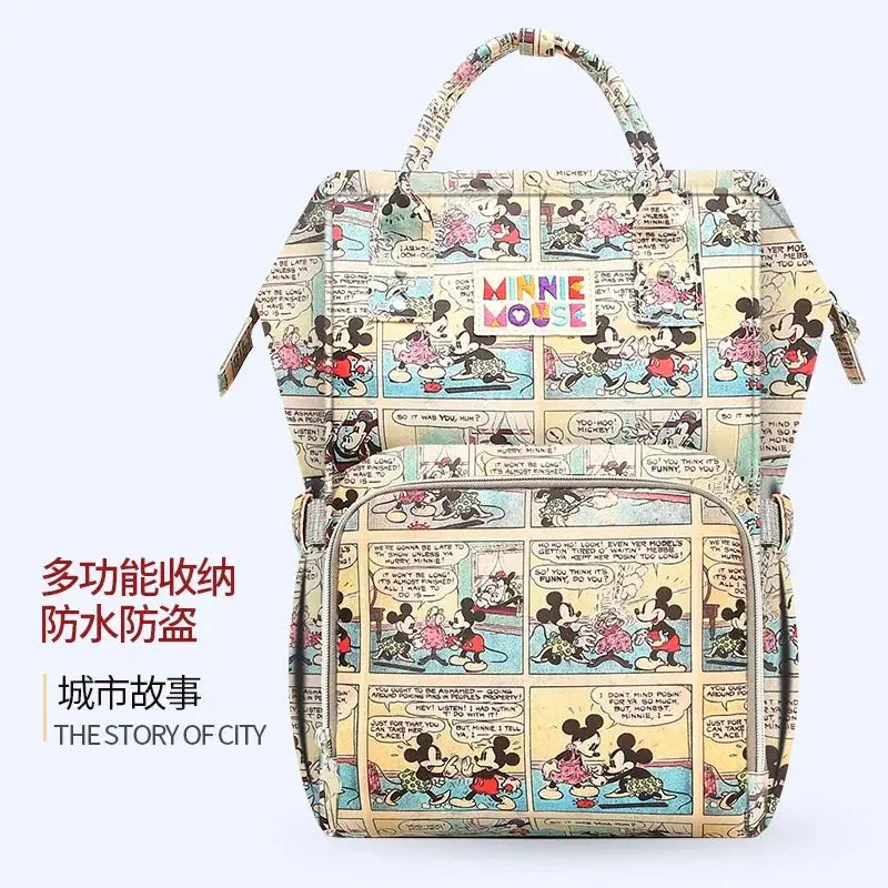 Disney Mickey Original New Diaper Bag Backpack Luxury Brand Baby Bag Large Capacity Multifunctional Cartoon Baby Diaper Bag Nova Trendz