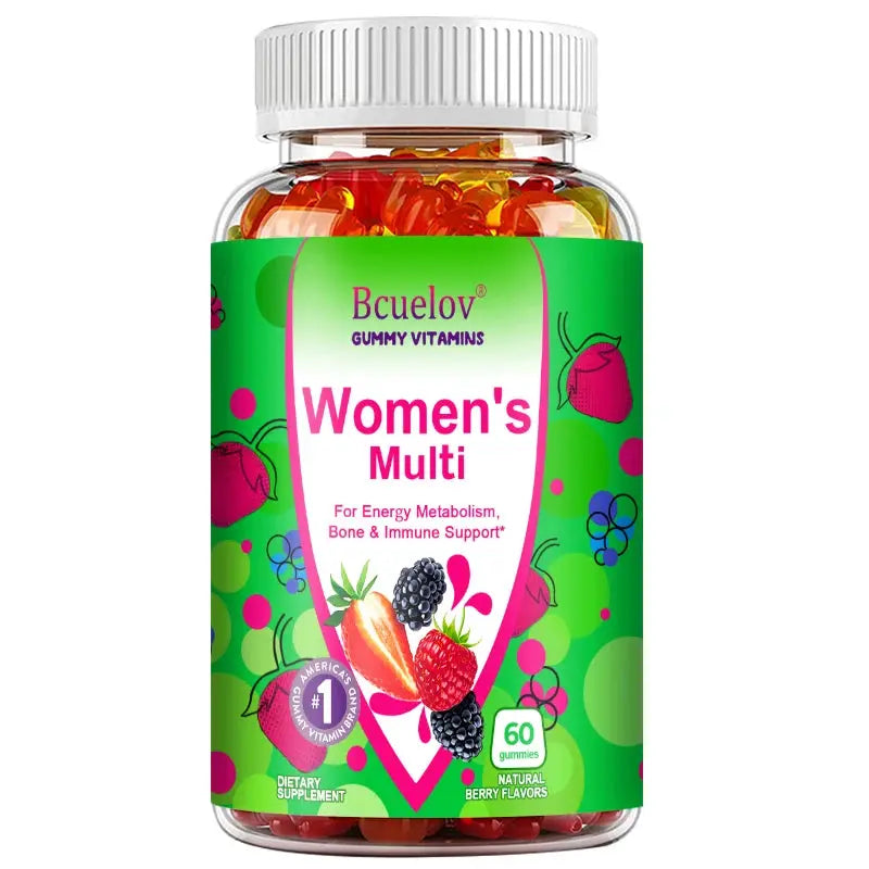 Women's Multivitamin Gummies - Energy, Mood, Hair Care, Skin Care, Support Energy Metabolism, Bone and Immune Health Nova Trendz