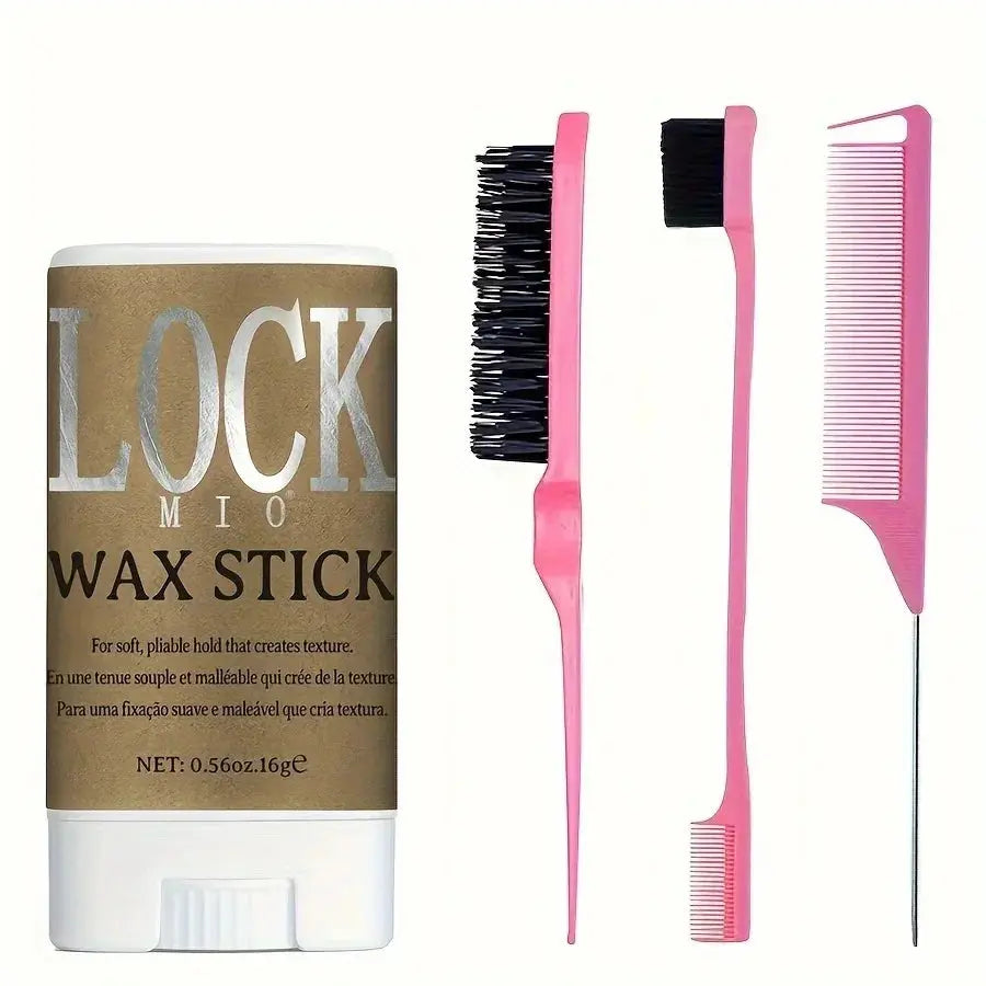 LOCKMIO Hair Wax Stick for Women and Kids Long Lasting Hold Pomade Control Broken Frizz Flyaway Styling Wax for Natural Wigs Nova Trendz