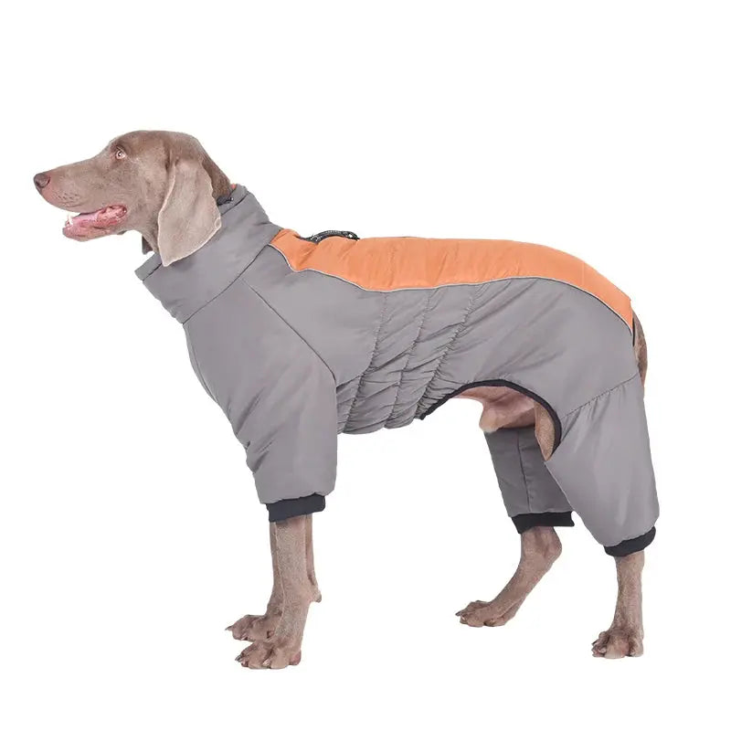 Waterproof Pet Dog Winter Jumpsuit Warm Medium Large Dogs Winter Jacket Clothes Labrador Bulldog Golden Retriever Costumes - Nova Trendz