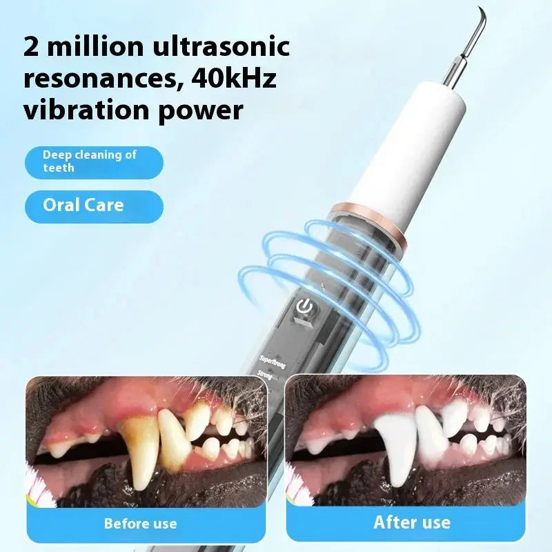 Dog Cat Grooming Smart Dental Ultrasonic Scaler Household Tooth Stone Remover Tooth CleanerTooth Whitening Oral Cleaning Tools - Nova Trendz