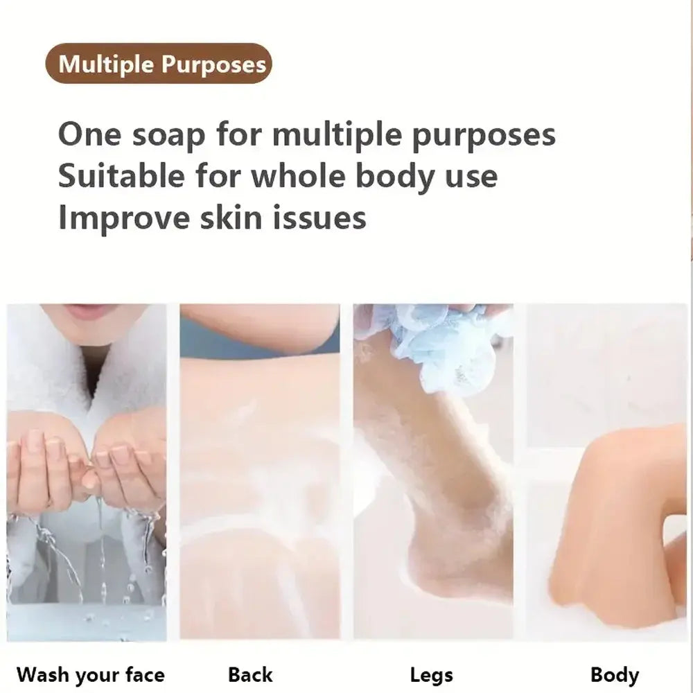 Handmade whitening soap skin care deep cleansing moisturizing cleansing essential oil mild soap brightens skin sandalwood soap Nova Trendz