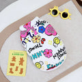 Winter Dog Vest Dopamine Graffiti Print Warm Windproof Outdoor Pet Jacket Fashion Chihuahua Yorkshire Clothes Pet Apparel - Nova Trendz