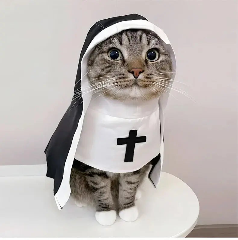 Cat Costumes, Cats and Dogs, Cross-dressing, Funny COS, Small and Medium-sized Pet Photo Props, Cat Funny Costumes - Nova Trendz