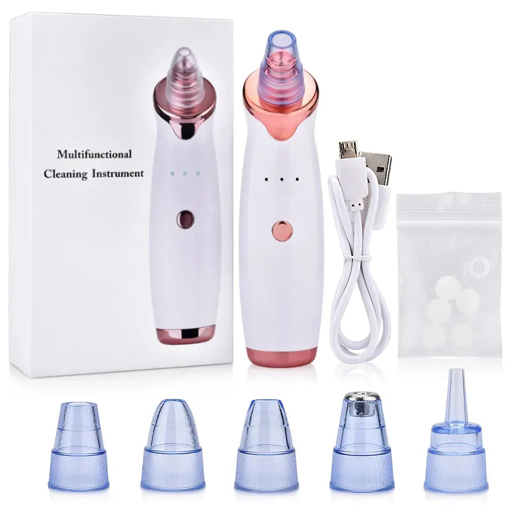 Blackhead Remover Nose T Zone Pore Vacuum Acne Pimple Removal Vacuum Suction Tool Facial Diamond Dermabrasion Machine Face Clean Nova Trendz