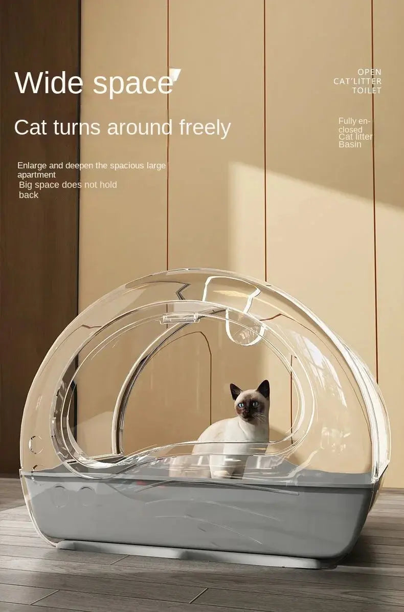 Cat Litter Box Fully Enclosed Drawer Type Cat Litter Box Anti-splash and Odor Isolation Cat Toilet Extra Large Cat Litter Box Nova Trendz