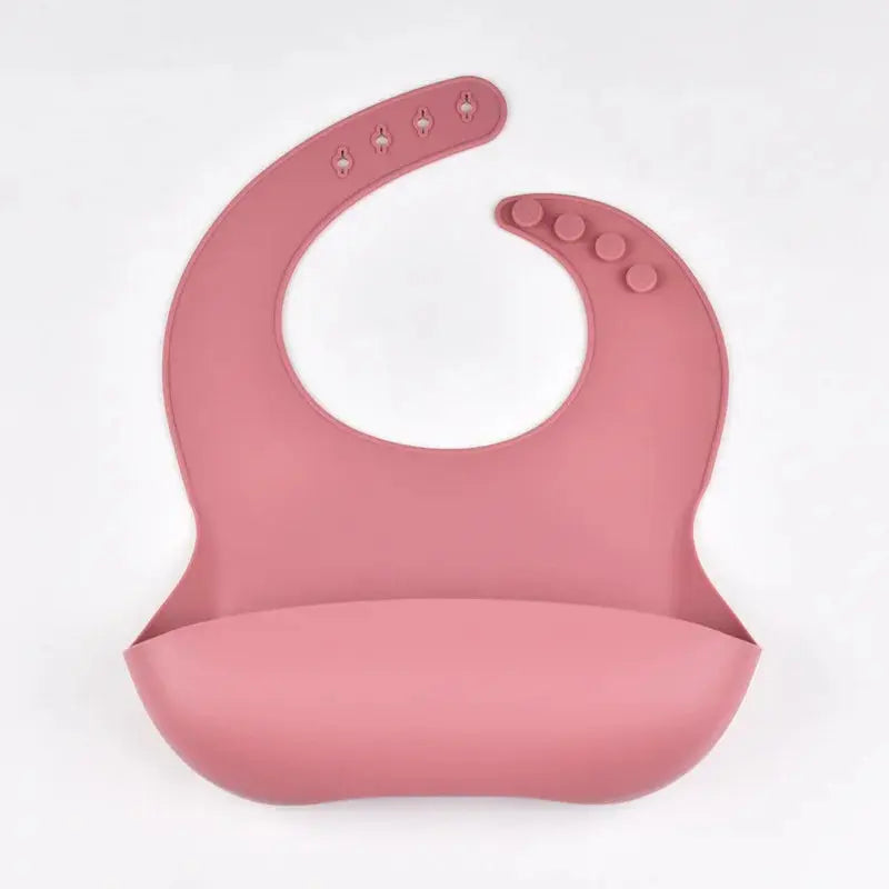 Baby Silicone Tray Bib Waterproof Soft 4-speed Adjustable Bibs Newborn Eating Food Isolate Dirt Feeding Saliva Pocke Kids Stuff Nova Trendz