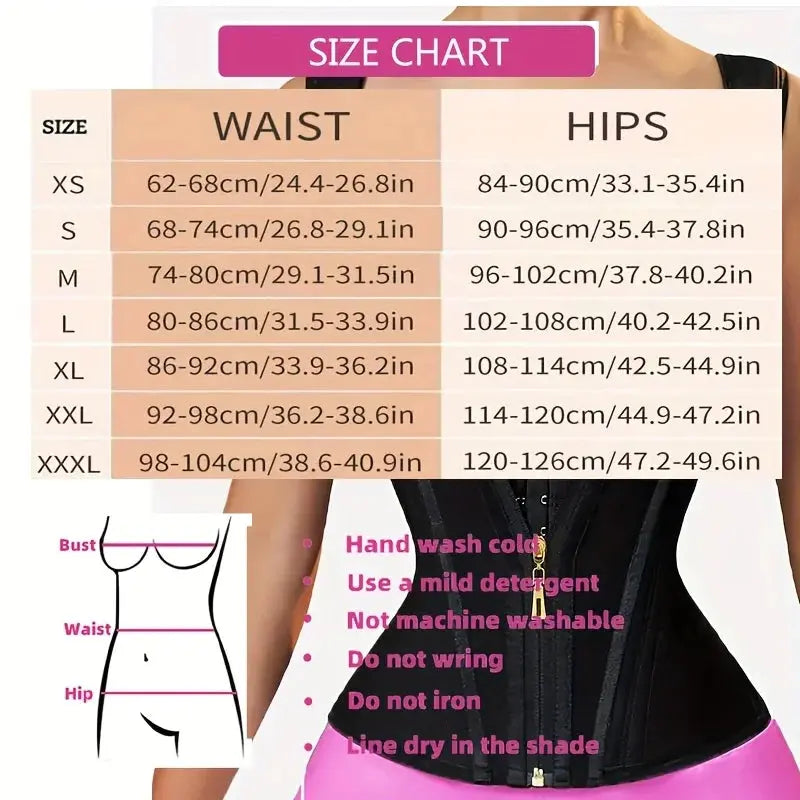 Popular High-Elasticity Court-Style Mesh Waist Cincher Corset Vest with Zipper and Button Closure Vintage Shapewear for Women - Nova Trendz