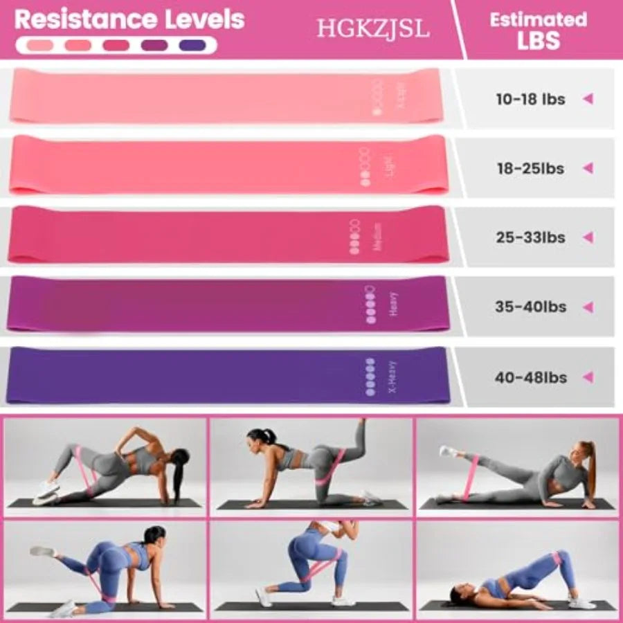 Home Pilates Essentials Kit for Women with 9 Inch Yoga Ball Figure 8 Resistance Band Pilates Bands Accessories Pilates Ring and Nova Trendz