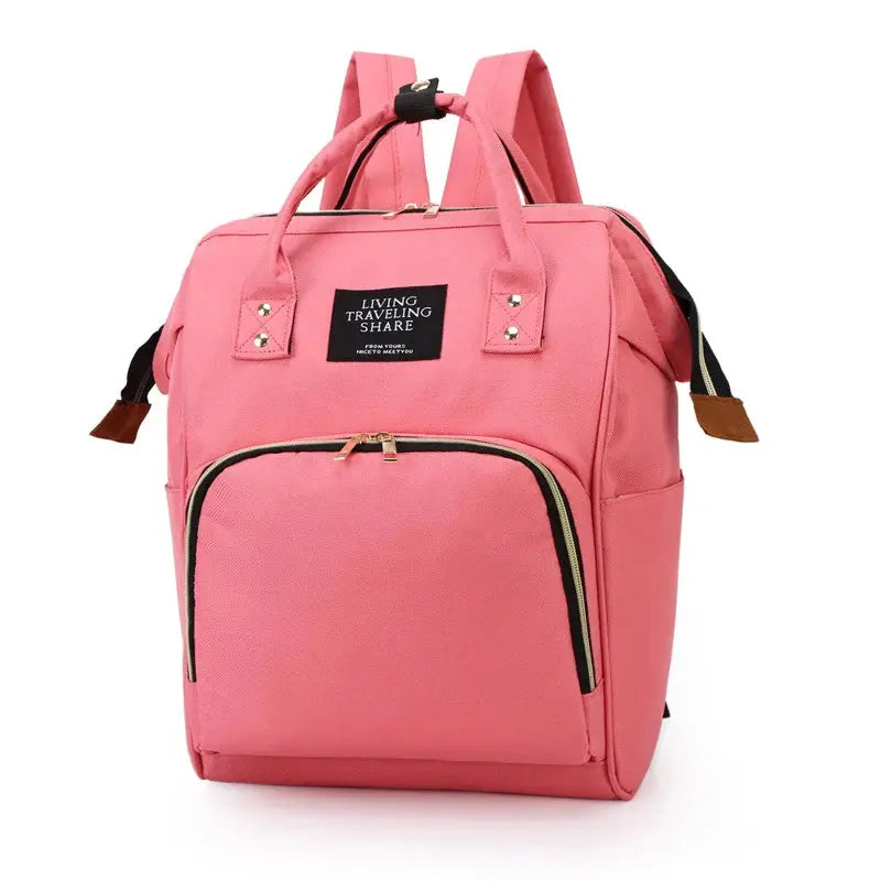 Large Capacity Canvas Mummy Bag Multifunctional Baby Bottle Thermal Insulation Travel Storage Bag Fashion Mummy Bag Hanging Bag Nova Trendz