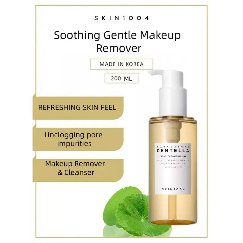 Korean Centella Cleansing Oil Facial Makeup Remover Moisturizing Face Cleansing Oil Shrink Pores Removal Oil Skincare Products Nova Trendz
