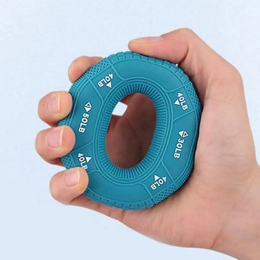 Octagonal Grip Ring Resistance Silicone Hand Exerciser Arm Strength Training Equipment Non-Slip Home Gym Fitness Workout Tool