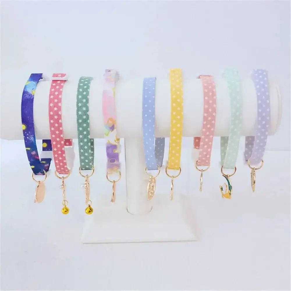 1PC Cute Kitten Collar Pet Cat Safety Necklace Breakaway Adjustable Cats Collar Puppy Collar Cat Pendant Puppy Cat Pet Supplies Nova Trendz