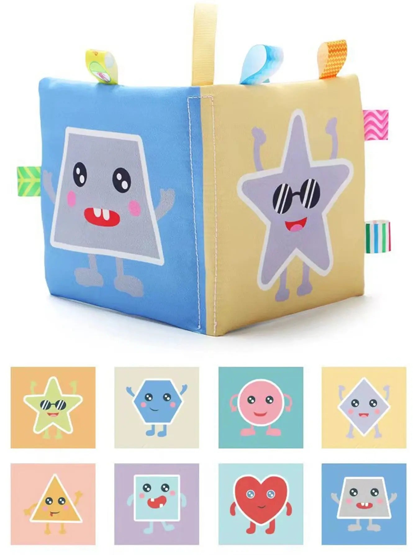 Baby Cloth Books Development Baby Toys Enlightenment Early Educational Toys 0-12 Months Kids Fruits Animal Numbers Cloth Book - Nova Trendz