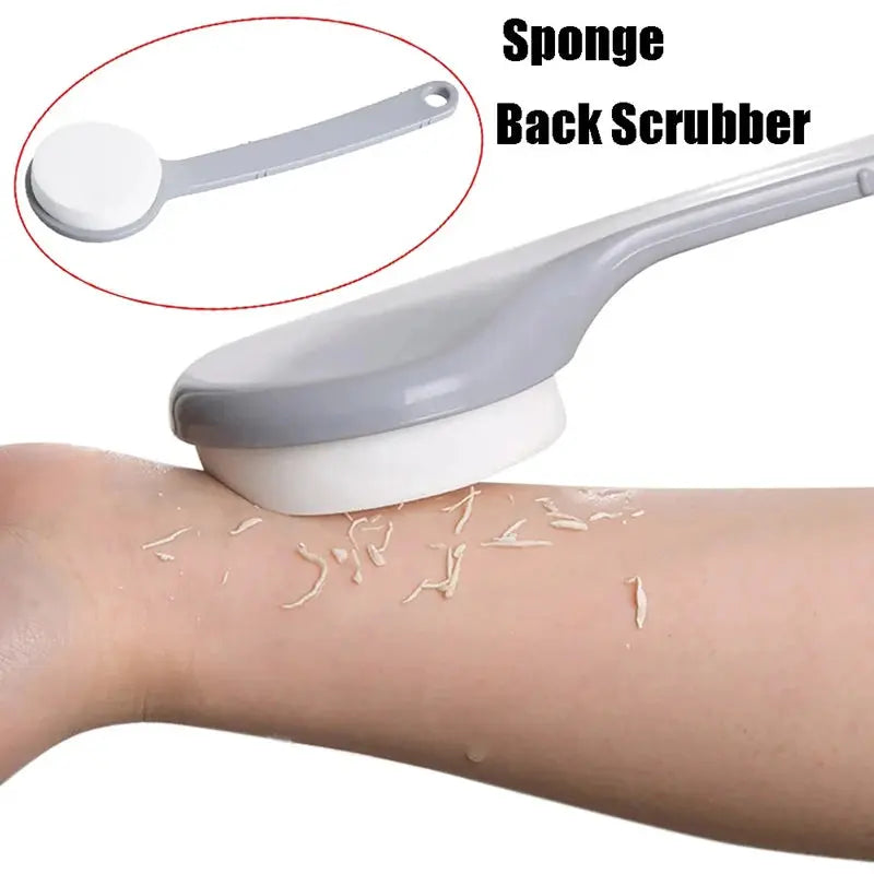Bath Sponge Back Scrubber Body Exfoliating Back Scrubber Skin Clean Long Handle Bath Brushes Lotion Applicators Bathing Supplies Nova Trendz