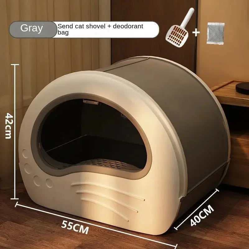 Cat Litter Box Fully Enclosed Drawer Type Cat Litter Box Anti-splash and Odor Isolation Cat Toilet Extra Large Cat Litter Box Nova Trendz