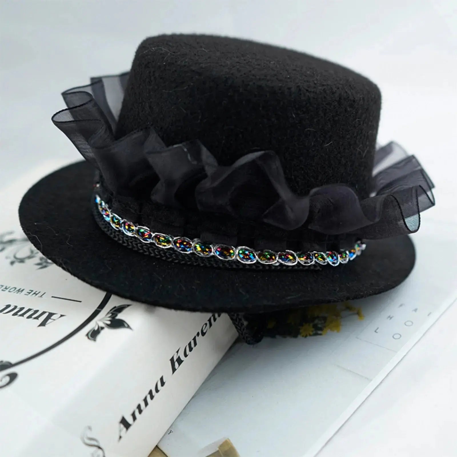Festival Dog Hat Dogs Cat Wedding Party Gentleman Hats Caps For Puppy Kitten Headwear Pet Halloween Photo Prop Top Hat Accessory - Nova Trendz