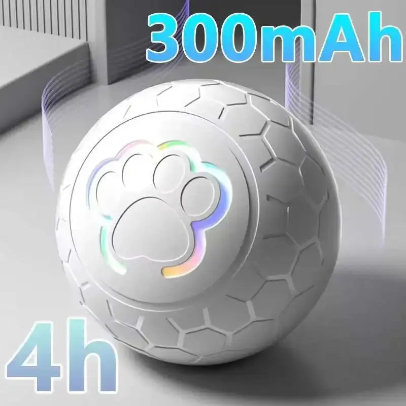 Smart Dog Toy Ball Electronic Interactive Pet Toy Ball USB Automatic Bouncing Rolling Toy Ball With RGB Lights Puppy Cat Product - Nova Trendz