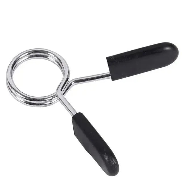 2pcs/lot 25/28/30mm Barbell Clamp Spring Collar Clip Gym Dumbbell Lock Standard Weight Lifting Kit Fitness Body Building Workout Nova Trendz