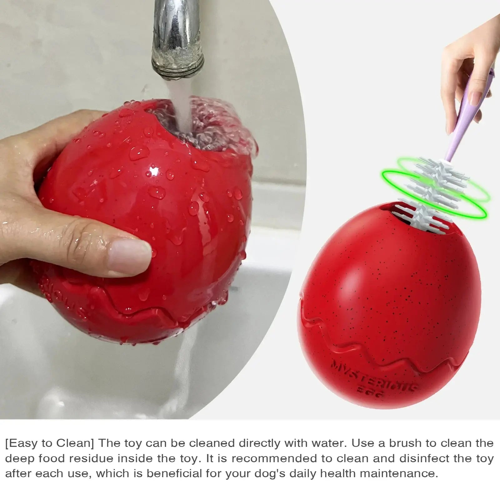 Dog Toy For Small Large Dogs Dinosaur Eggs Slow Feeder Pet Interactive Toys Release Anxiety French Bulldog Labrador Chew Toy Nova Trendz