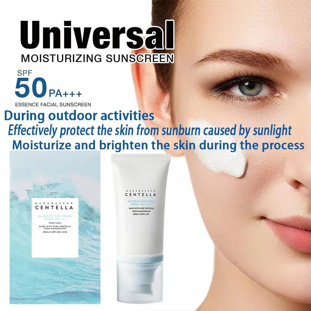 Original 50 Facial Sunscreen Centella Protector Solar Sunblock Skin Whitening Cream Korean Moisturizing Protector New Care Body Nova Trendz