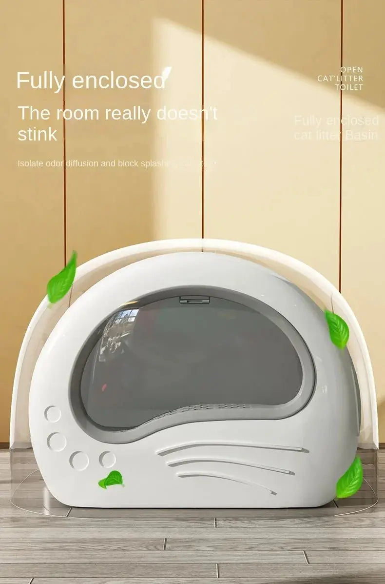 Cat Litter Box Fully Enclosed Drawer Type Cat Litter Box Anti-splash and Odor Isolation Cat Toilet Extra Large Cat Litter Box Nova Trendz