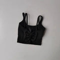 Women's Sports Bras Fitness Top, Sexy Lingerie, Push Up Fixed Pad, Yoga Bra, Back knotted Underwear, Running Vest, Gym Tops - Nova Trendz