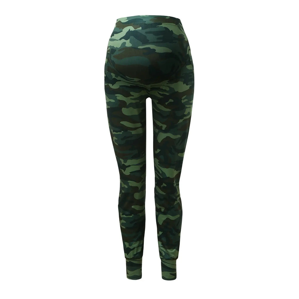 Maternity Clothes Women Camouflage Pants Stretchy Comfortable Lounge Pants High Waist Slim Maternity Leggings Premama Clothing Nova Trendz