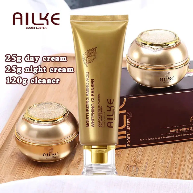 AILKE Whitening Skin Care Set, Reduce Wrinkles, Dark Spots, Anti-Aging, Women Wholesalers Beauty Cosmetics for All Skin Types - Nova Trendz