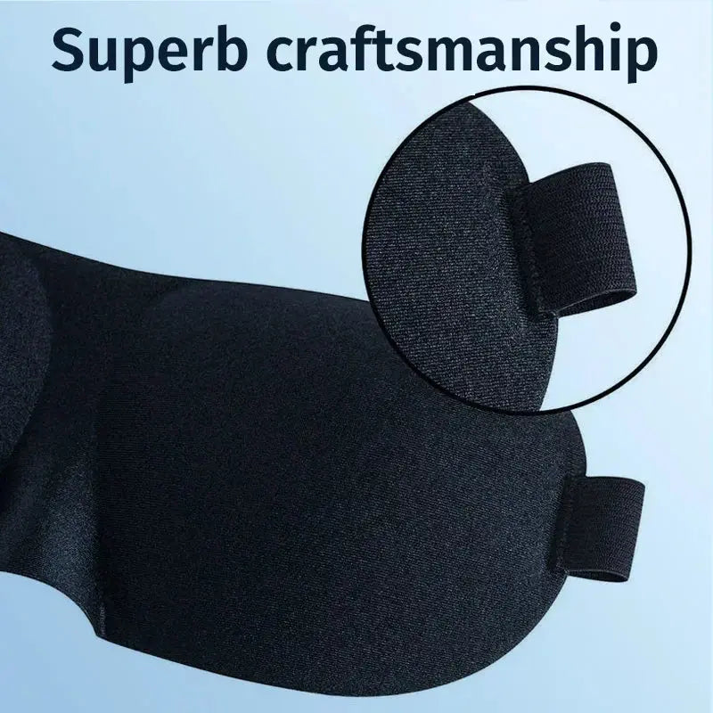 3D Eyepatch Eye Mask for Sleeping Contoured Cup Blindfold Concave Molded Night Sleep Face Masks Block Out Light with Women Men Nova Trendz