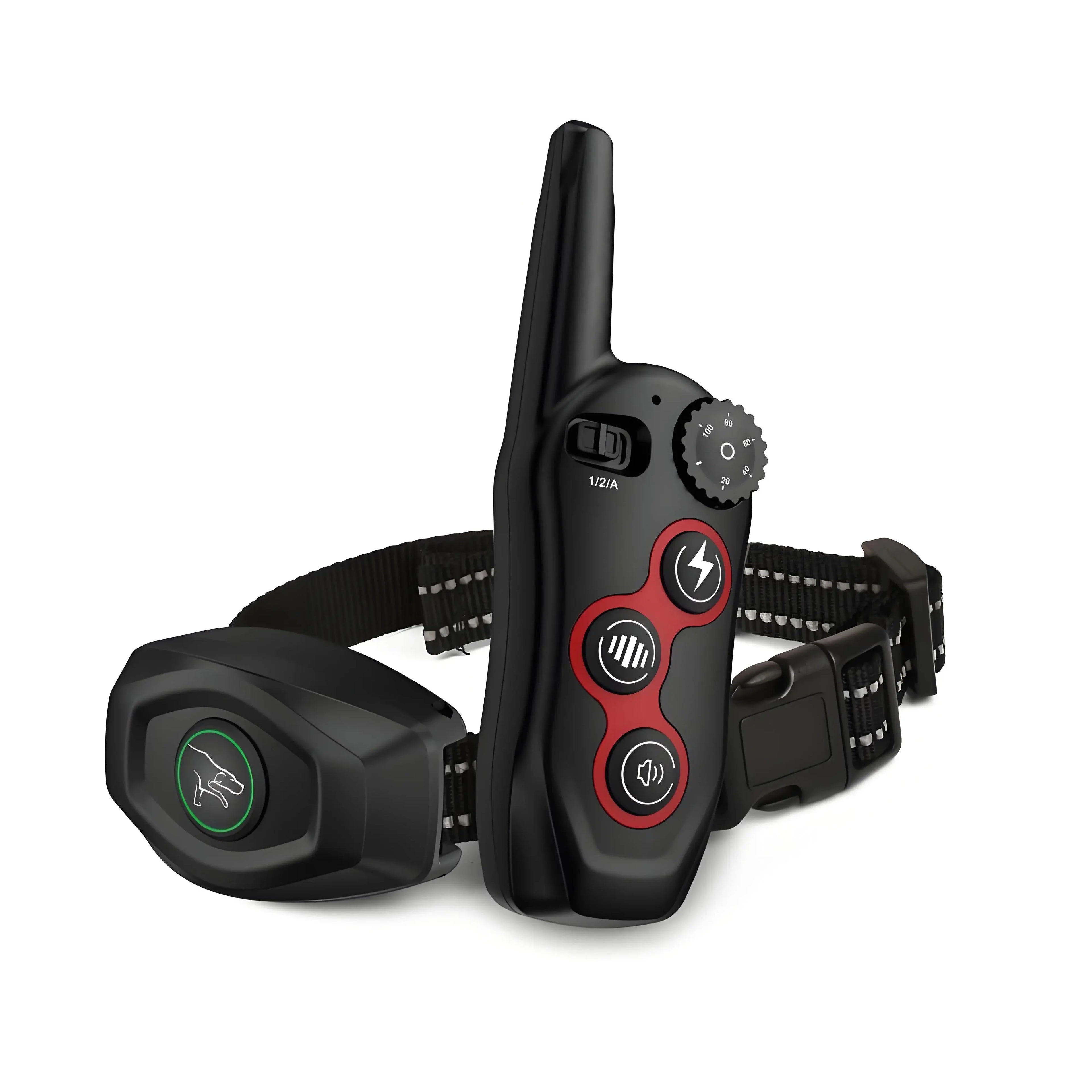 Dog Training Collar/Auto-barking Stopper 2 in 1 Function 500m Remote Control Range Waterproof Pet Electric Collar For Most Dogs - Nova Trendz