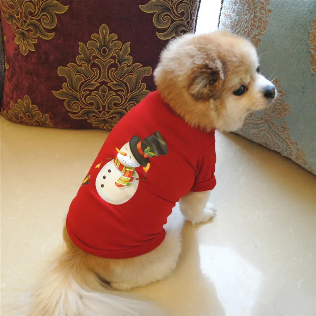 Christmas Dog Clothes New Year Pets Dogs Clothing For Small Medium Dogs Costume Chihuahua Pet Shirt Warm Dog Clothing Yorkshire Nova Trendz
