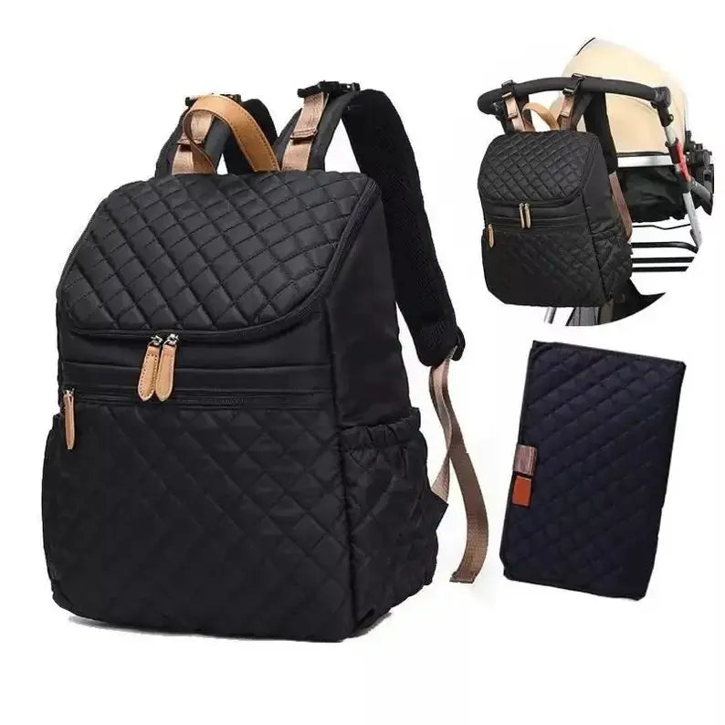 Fashion New Baby Diaper Bag Backpack Multifunctional Diaper Bag Organizer with Thermal Milk Bottle Bag Baby Bags for Mom Nova Trendz