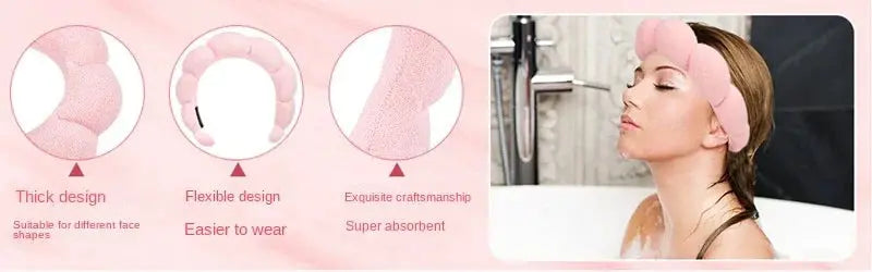 Soft Hair Styling Accessories Women Girls Headbands for Face Washing Bath Makeup Hair Band Women Adjustable SPA Facial Headband Nova Trendz