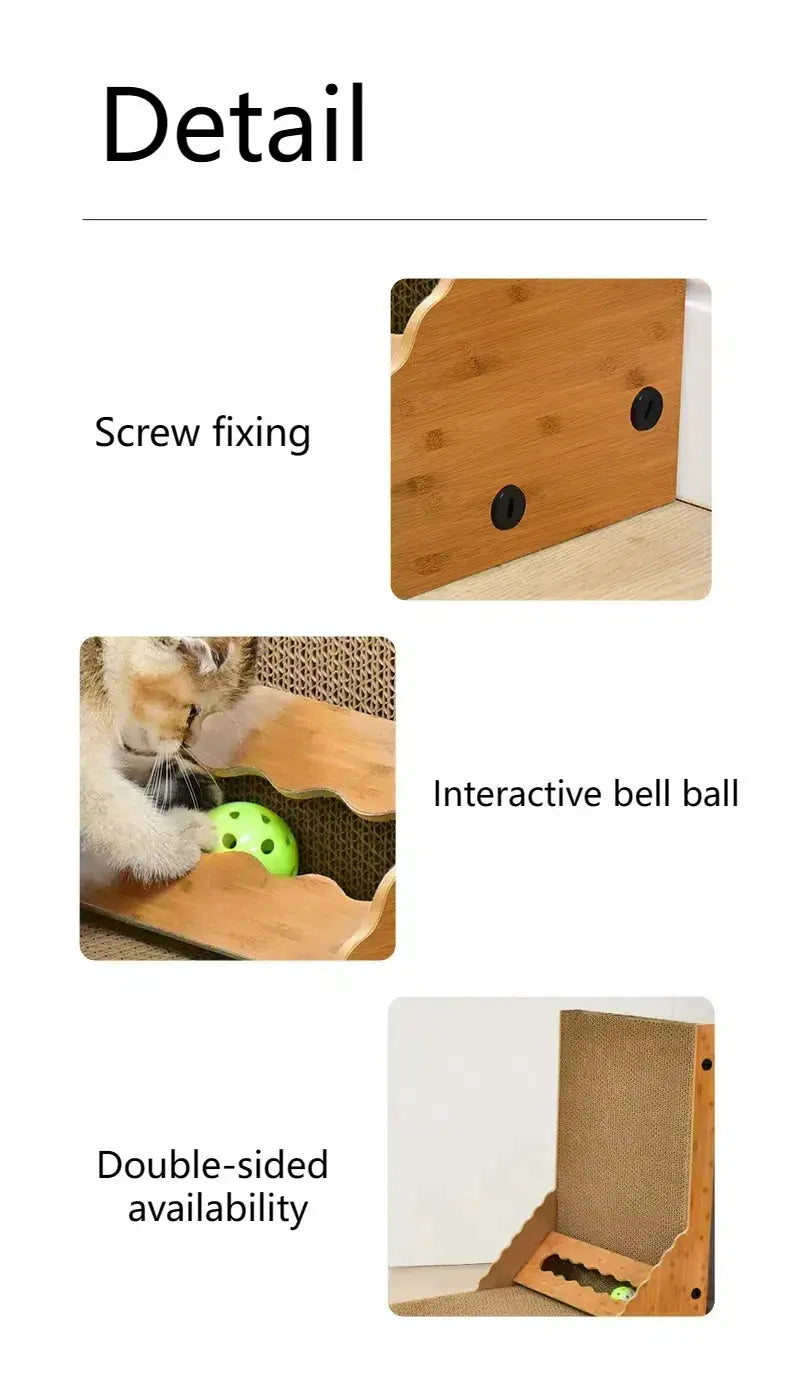 Cat scratching board vertical scratching post duarable cat scratcher high quality Corrugated cardboard Cat Scratching pad Nova Trendz