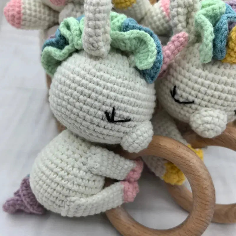 Baby Security Blanket Towel Feeding Bib Soft Towel Cotton Burping Cloth Infant Shower Gift Knitted Lovely Animal Rattle Sleep To Nova Trendz