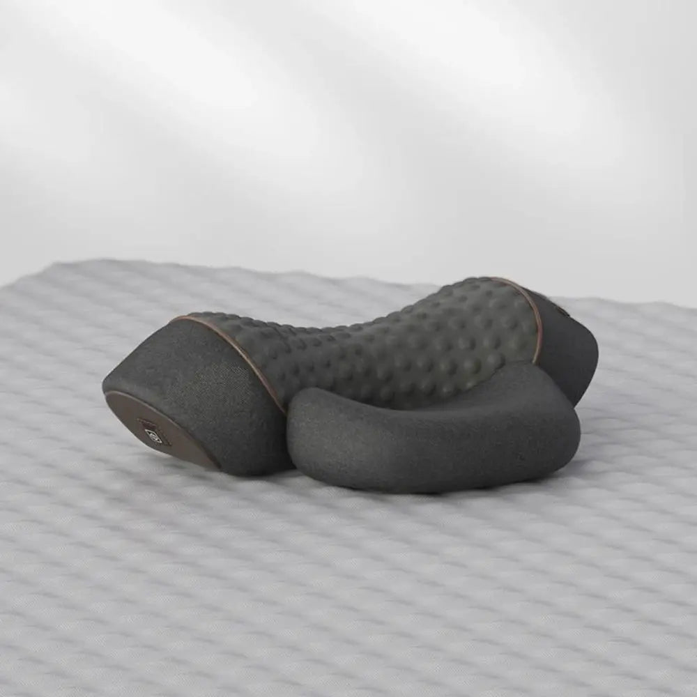 Electric Neck Massager Pillow Vibration Heating Massage Neck Traction Stretcher Support Cervical Spine Pain Relief Sleep Relax Nova Trendz
