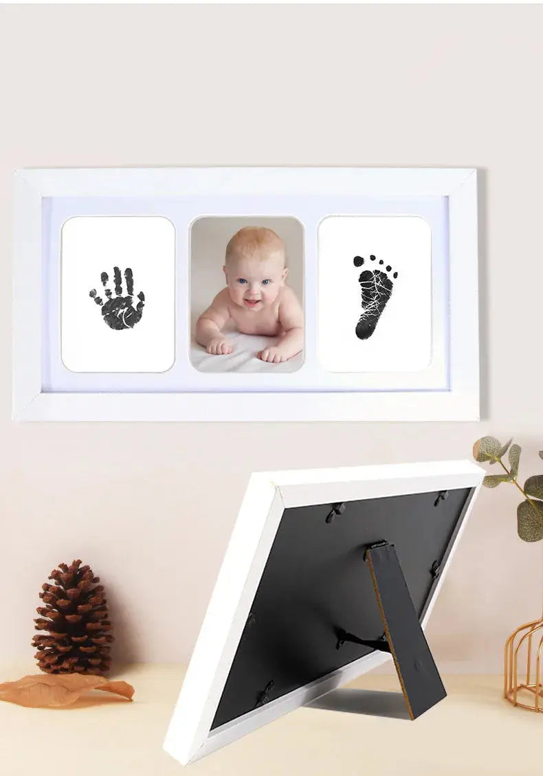 Newborn Baby DIY Hand And Footprint Kit Ink Pads Photo Frame Handprint Toddlers Souvenir Accessories Safe Clean Baby Shower Gift Nova Trendz