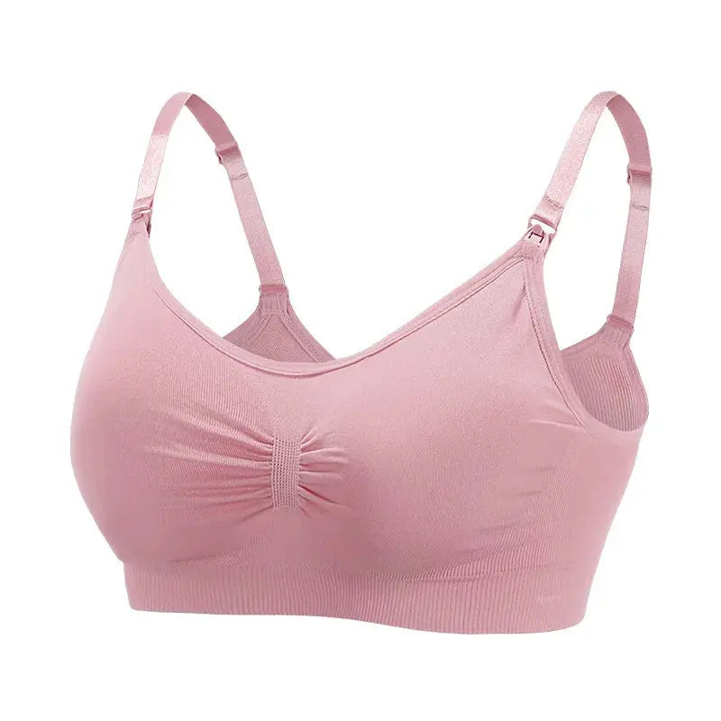 High Quality Maternity Nursing Bras Cotton Breastfeeding Pregnant Underwear Seamless Large Size Breathable Bra Push Up Nova Trendz