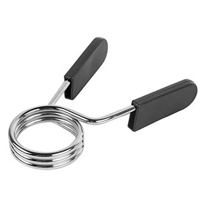 2pcs/lot 25/28/30mm Barbell Clamp Spring Collar Clip Gym Dumbbell Lock Standard Weight Lifting Kit Fitness Body Building Workout Nova Trendz
