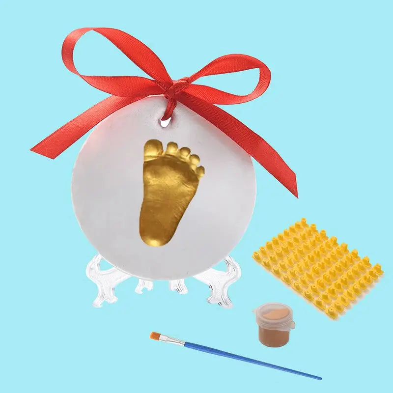 Baby Handprint Footprint Kit DIY Inkless Hand And Foot Art Crafts Ornament Keepsake Capture Memories Hand Foot Nova Trendz
