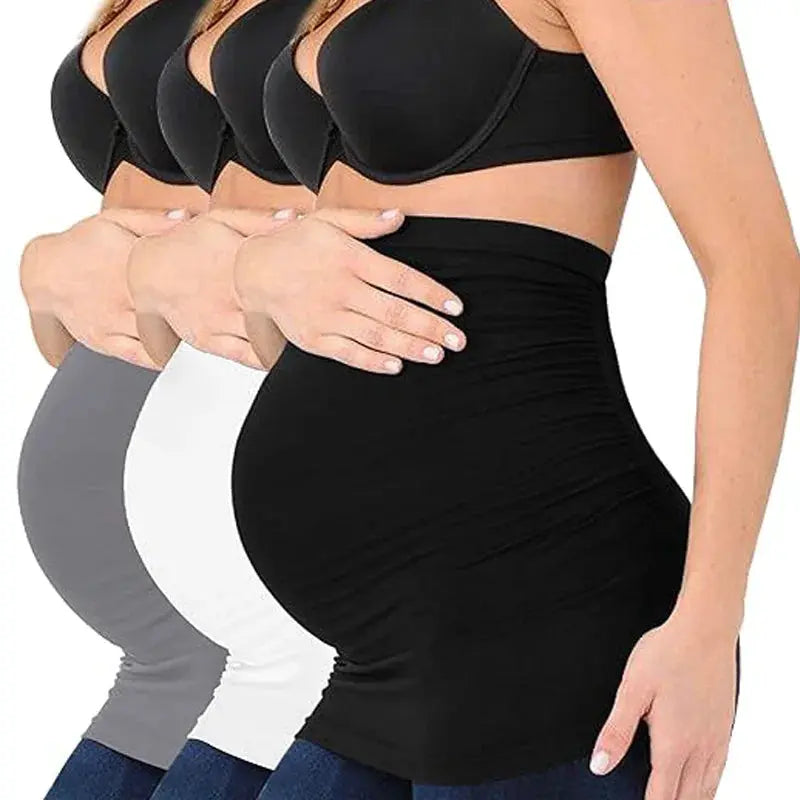 NEW Belly Band with Pants Extenders for Pregnancy and Postpartum, Maternity Shirts Clothing Extender Nova Trendz