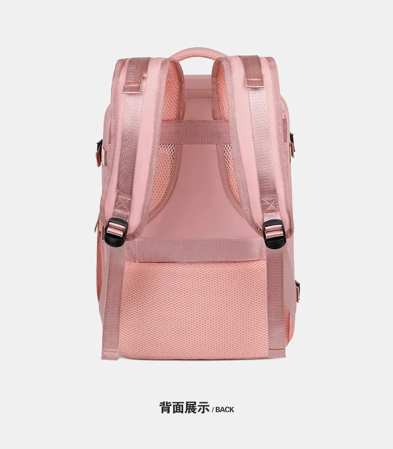Mummy Bag Nappy Backpack Large Capacity Multifunction Cabin Bag with Shoe Storage Multilayer Separation Waterproof Diaper Bags
