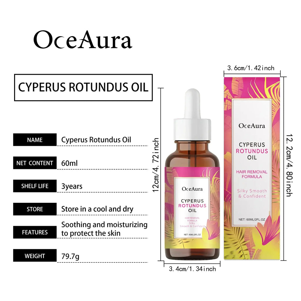 Hair Removal Care Oil Gently Nurtures Skin with Cleansing and Soothing Properties Moisturizing Daily Body Care Oil Hair Removal Nova Trendz