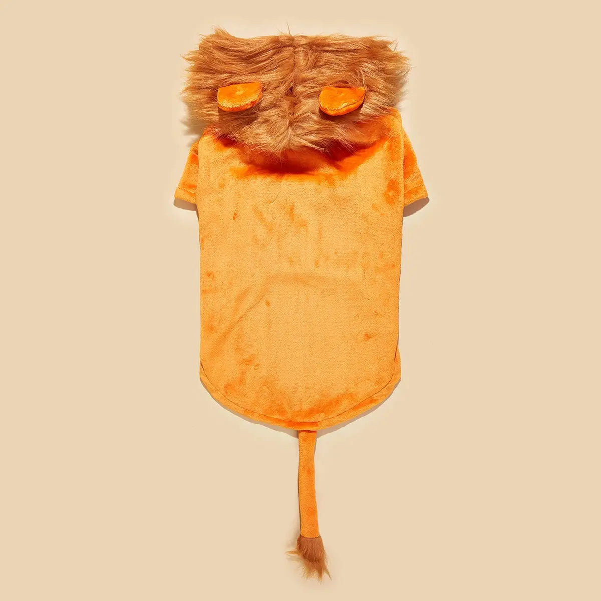 The Lion King Dog Halloween Costume Pet Lion Hoodie for Small Dogs ( Orange) - Nova Trendz