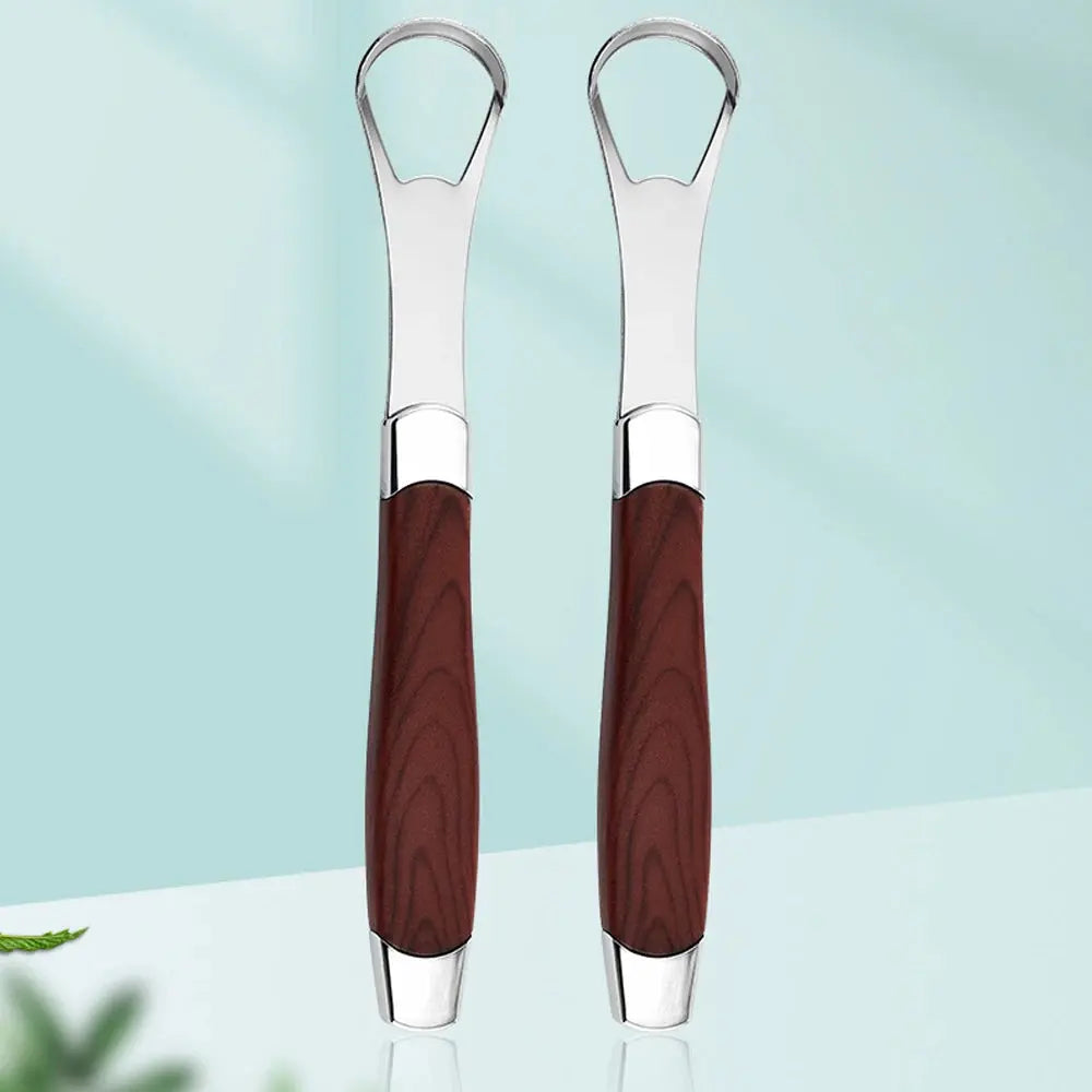 High Quality Stainless Steel Tongue Scraper for Oral Hygiene Reusable Dentisty Oral Hygiene Care Tools Nova Trendz