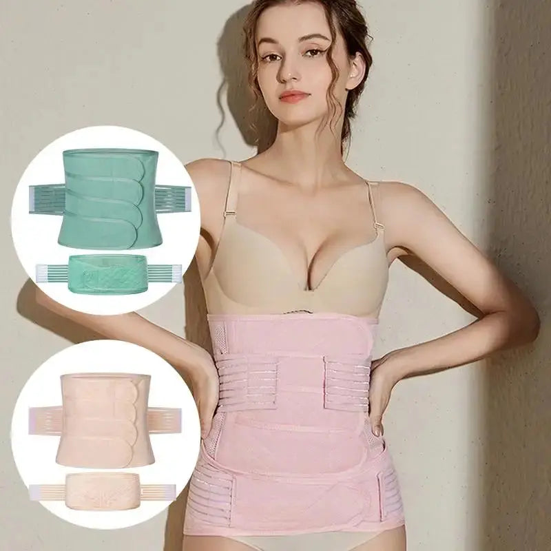 Postpartum Support Recovery Belly Wrap Waist Pelvis Belt Body Shaper Postnatal Shapewear Maternity Waist Band supplies Nova Trendz