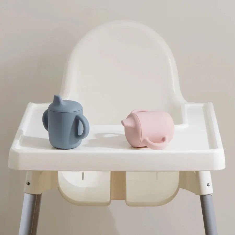 1PCS Baby Feeding Silicone Cups For Infants And Young Children Portable Learning Hand Shank Drinking Water Cups Baby Stuff Nova Trendz